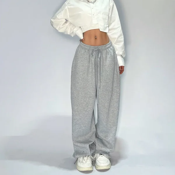 Women Fashion Casual Loose Wide-Leg Pants