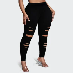 Summer Women Fashion Stretch Hole Tights