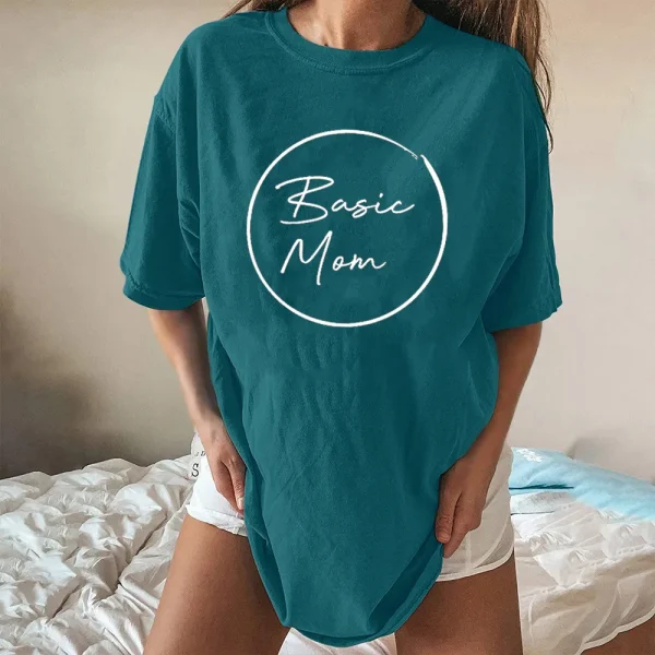 Women Fashion Casual Mother'S Day Printed T-Shirt