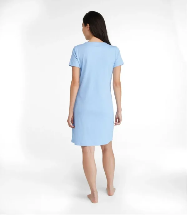 Women's Supima Nightgown, Short-Sleeve - Image 3