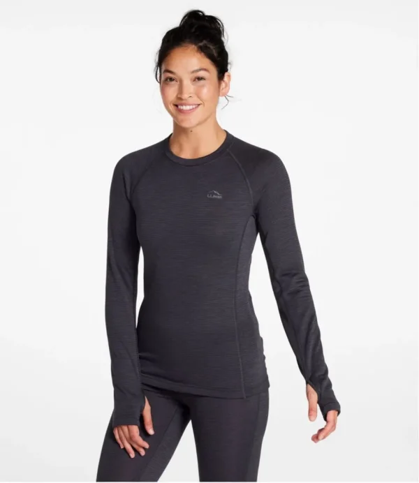 Women's L.L.Bean Midweight Base Layer Crew Top - Image 5