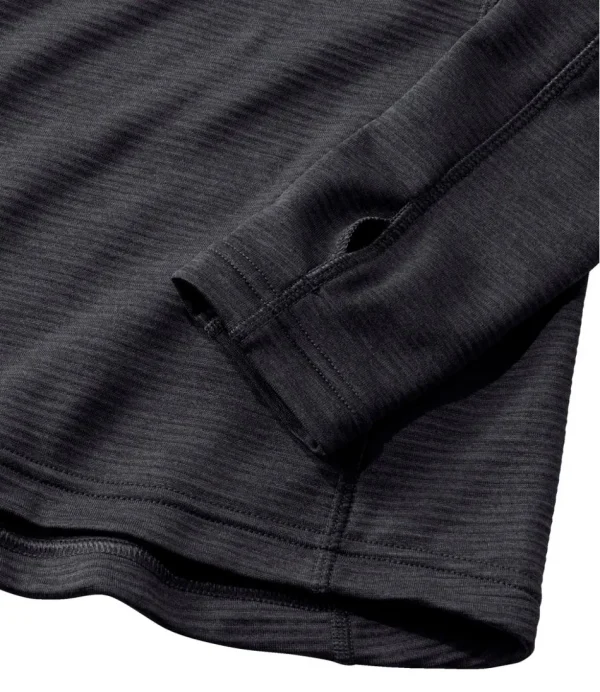 Women's L.L.Bean Midweight Base Layer Crew Top, 1/4 Zip - Image 4