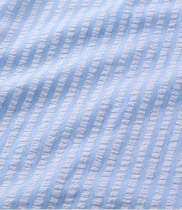 Women's Bean's Seacoast Seersucker Splitneck Shirt - Image 6