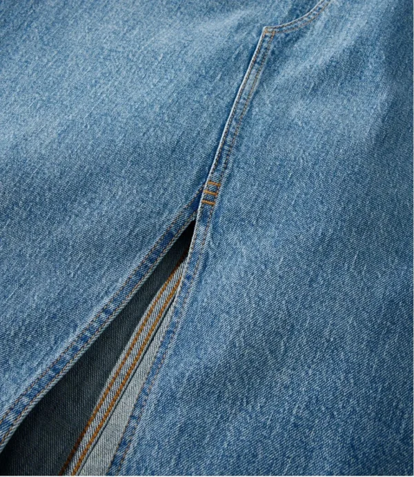 Women's Signature Heritage Denim Midi Skirt - Image 5