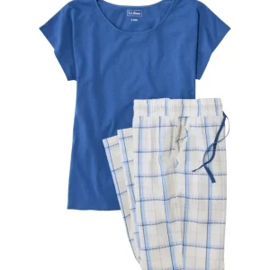 Women's Bean's Seacoast Seersucker Pajama Pant Set