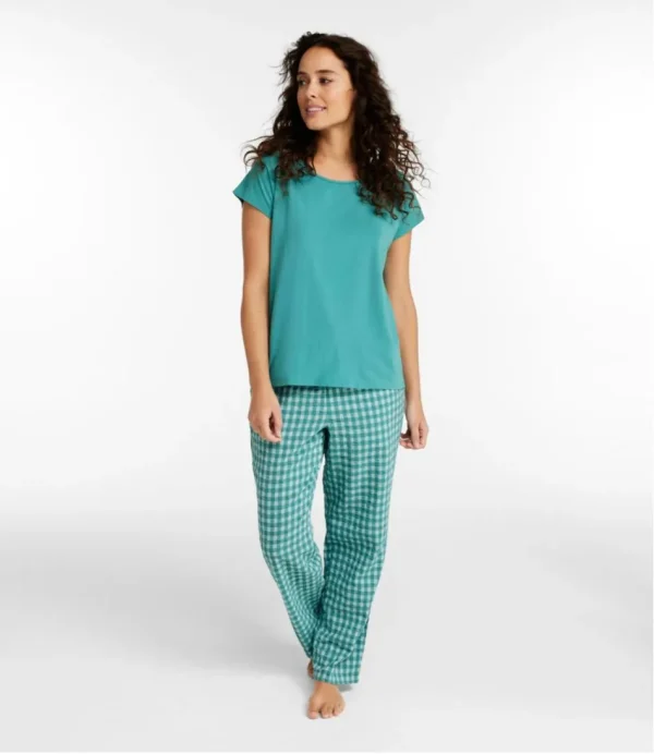 Women's Bean's Seacoast Seersucker Pajama Pant Set - Image 7